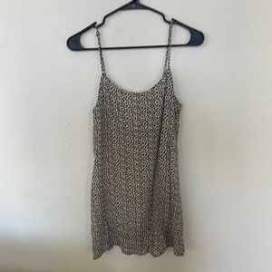 Cheetah print mini dress